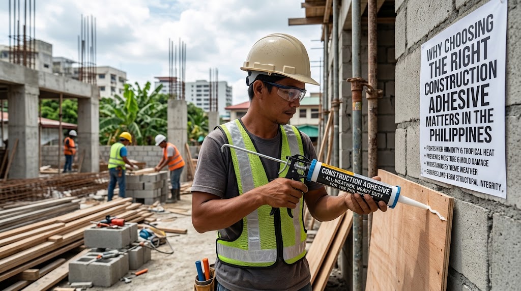 Why Choosing the Right Construction Adhesive Matters in the Philippines